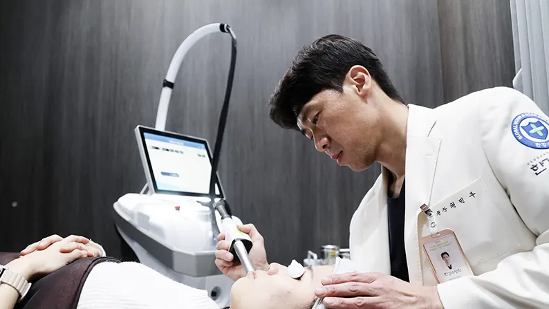 레이저 경험 많은 의료진